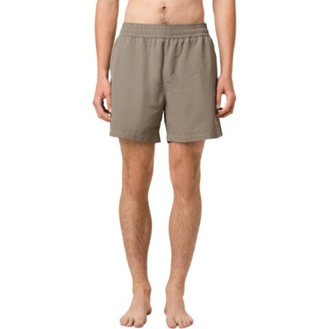 Ami Paris Logo Embroidered Beach Shorts