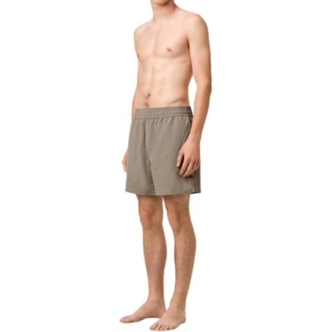 Ami Paris Logo Embroidered Beach Shorts