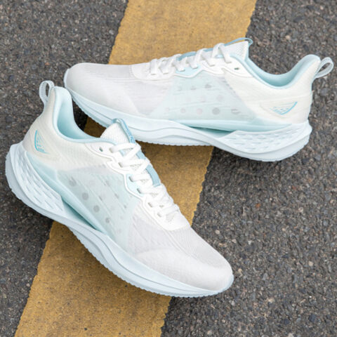 361° Slip Resistant And Breathable Slip Resistant And Breathable Low top Casual Running Shoes Men’s White Blue