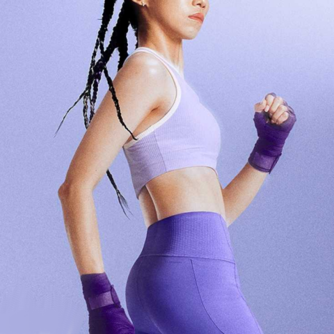 Adidas SS25 Sport Vests Women’s Light Purple/White
