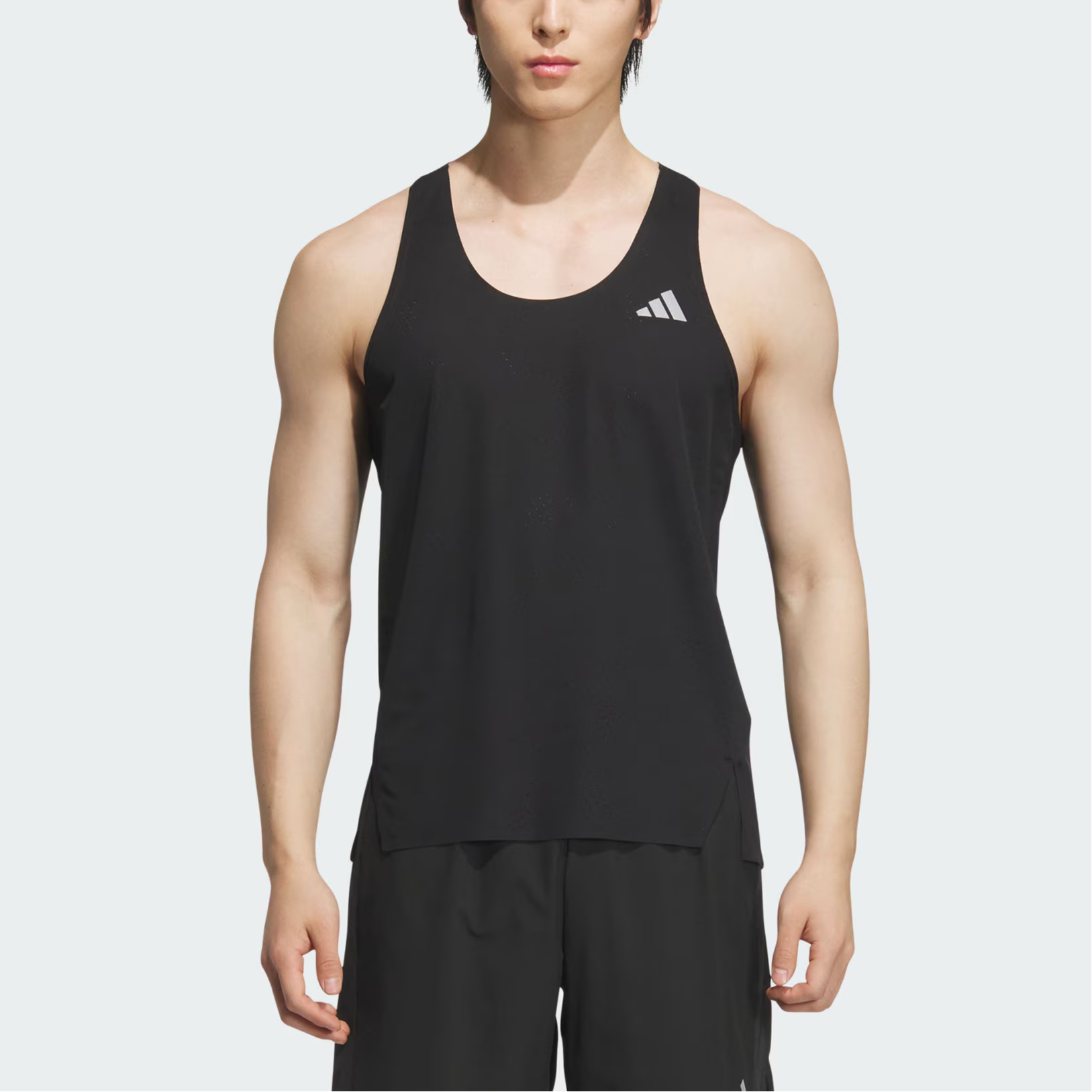 Adidas Running Tank Top Unisex Black/Dark Silver Gray
