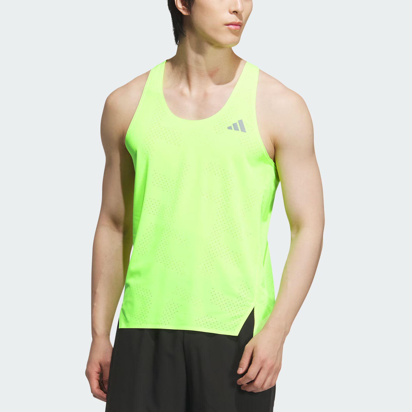 Adidas Running Tank Top Unisex Bright Lemon/Dark Silver Gray