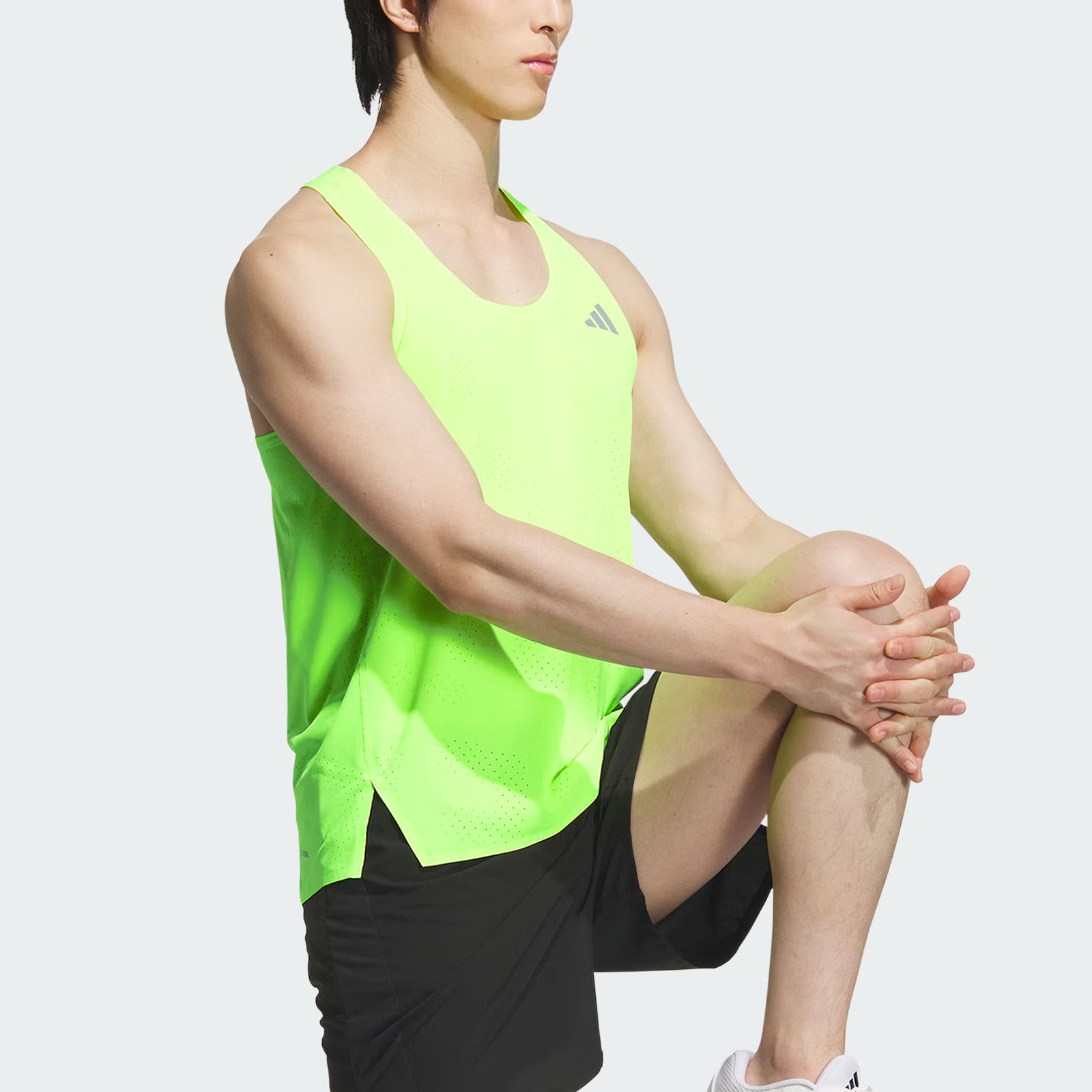Adidas Running Tank Top Unisex Bright Lemon/Dark Silver Gray
