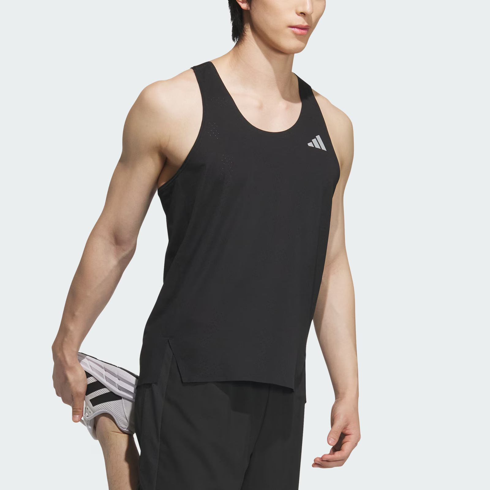 Adidas Running Tank Top Unisex Black/Dark Silver Gray