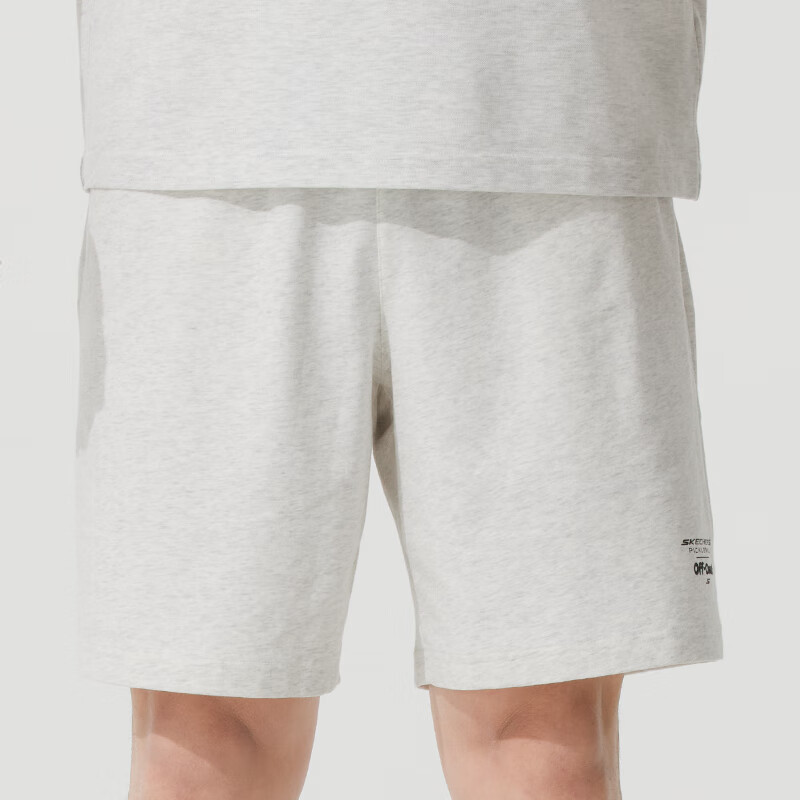 Skechers Comfortable Sports Collection Casual Shorts Men’s Light Heather Gray 0248