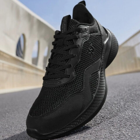 361° Mesh Slip Resistant And Breathable Slip Resistant And Breathable Low top Casual Training Running Shoes Men’s Black