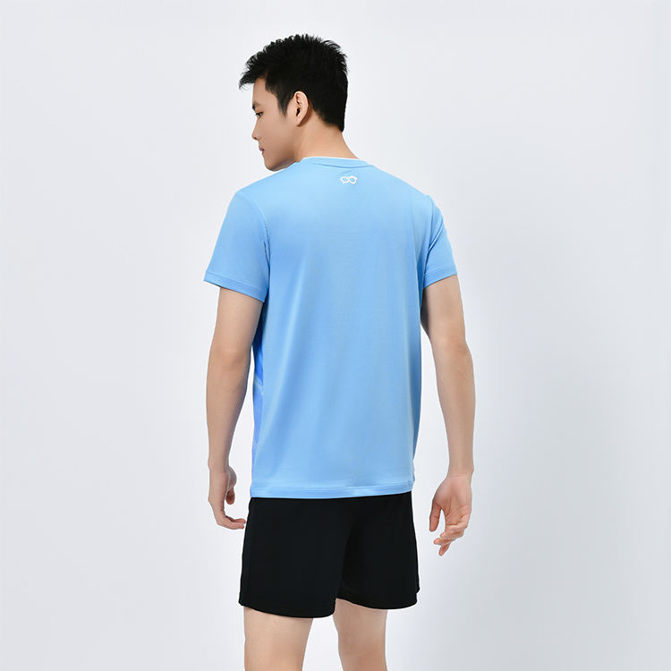 Li Ning Table Tennis Collection Table Tennis Clothing Unisex Sky Blue V Neck Moderate