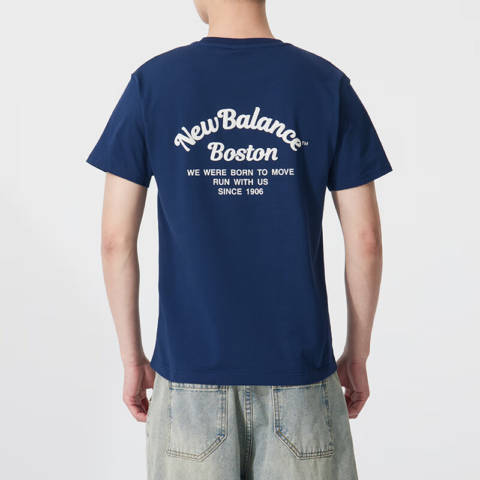 New Balance Running T Shirt Unisex Blue