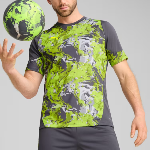 PUMA IndividualCUPDRYCELL Soccer Jersey Men’s Galaxy Gray