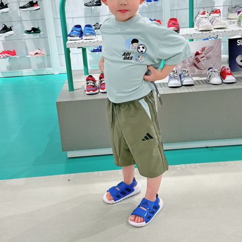 Adidas Casual Sportswear SS25 Green Children Aged 3 7 Years Old