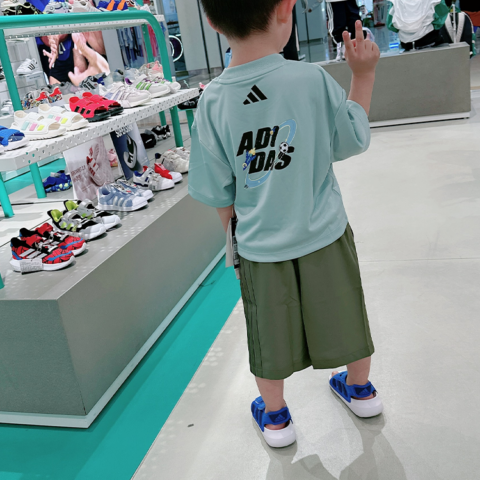 Adidas Casual Sportswear SS25 Green Children Aged 3 7 Years Old
