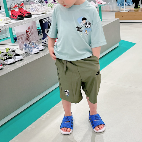 Adidas Casual Sportswear SS25 Green Children Aged 3 7 Years Old