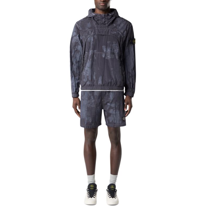 Stone Island crinkle-finish swim shorts