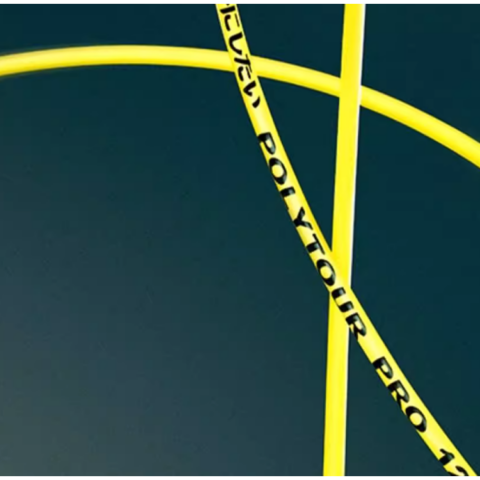 YONEX Tennis Racket Strings Polyester Unisex 12m Flash Yellow