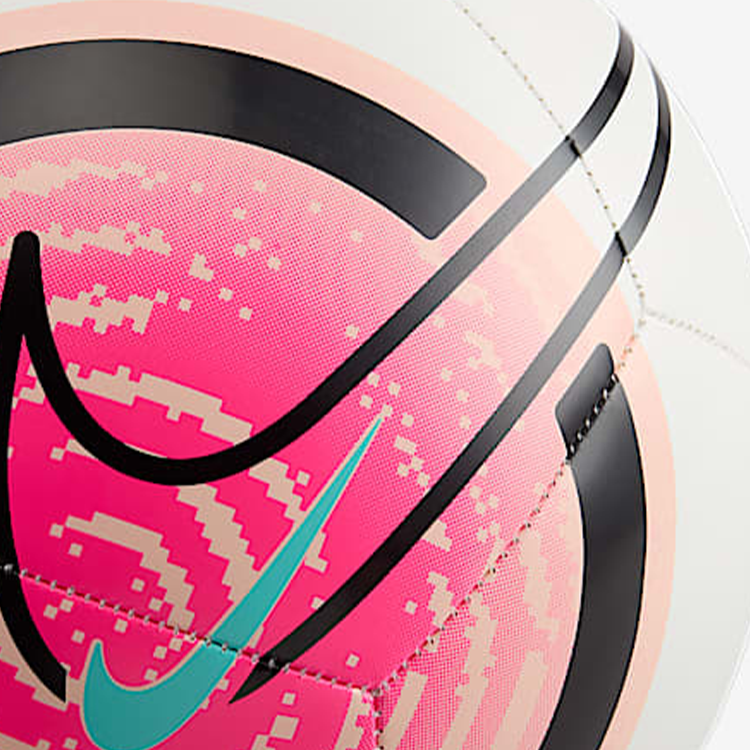 Nike Size 5 Soccer Ball Pu Unisex White Pink