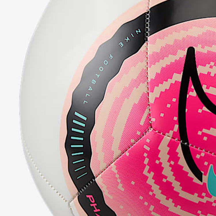 Nike Size 5 Soccer Ball Pu Unisex White Pink