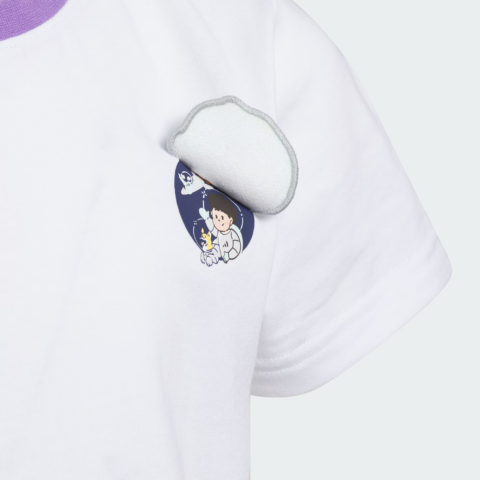 Adidas Casual Sportswear Set White/Fusion Violet Children Aged 3 7 Years Old