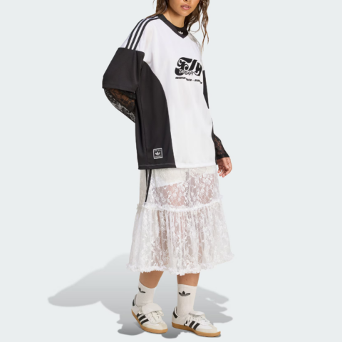 Adidas Originals Long Sleeve Lace Jersey