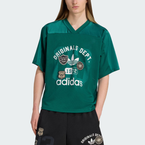 Adidas Originals jersey V-neck T-shirt
