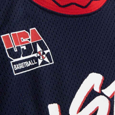 Mitchell Ness Basketball Jersey Unisex Navy Blue