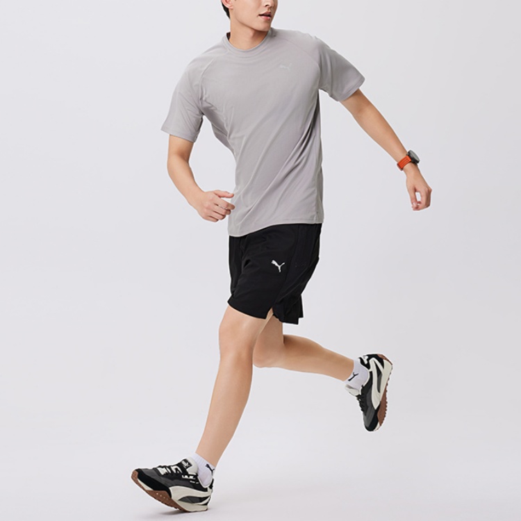 PUMA Lightweight Running Sports Shorts Men’s Black