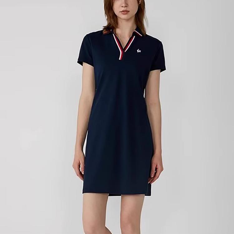 Le Coq Sportif Short Sleeved Dress Women’s Navy Blue