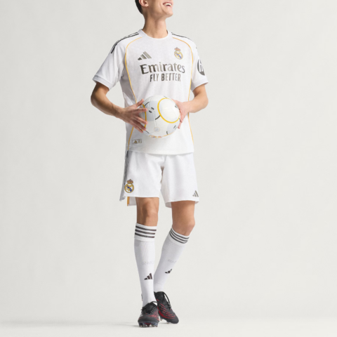 Adidas Free Shipping with adiClub Real Madrid 25/26 Home Authentic Jersey
