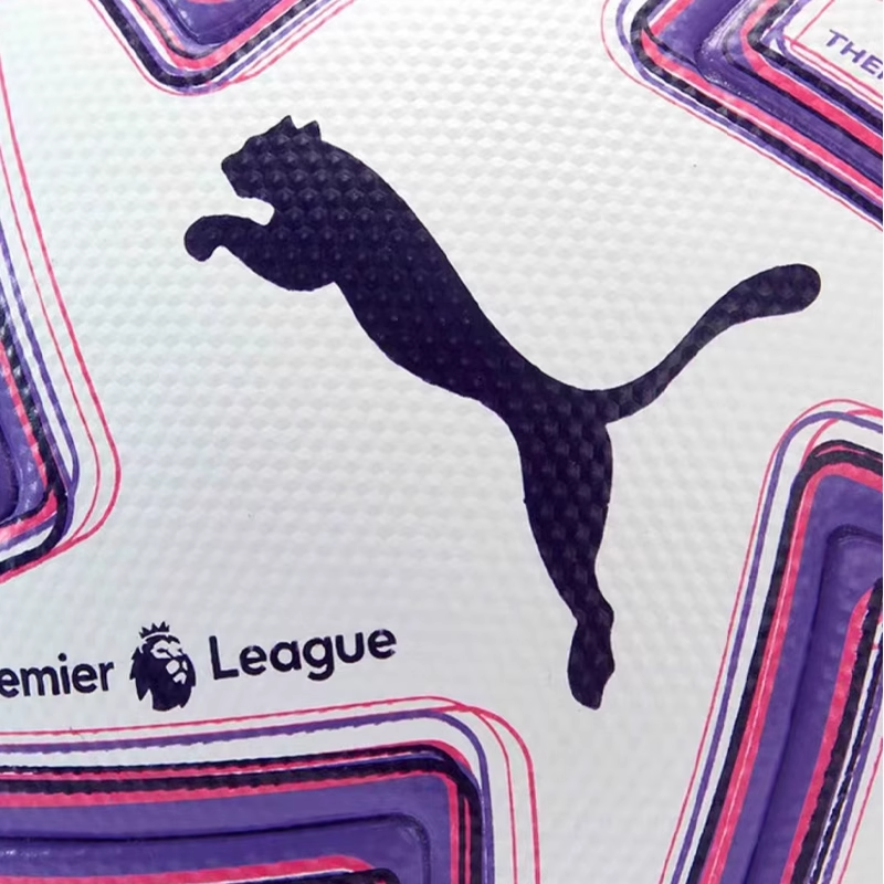 PUMA Size 5 Soccer Ball Pu Seamless Thermal bonding Unisex White Purple