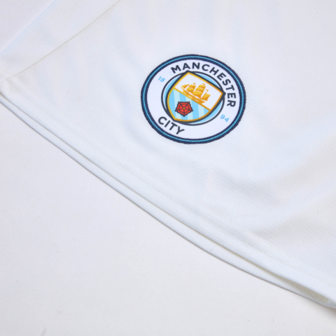 PUMA MCFCREPLICA SS25 Soccer Bottom Men’s White/Light Blue