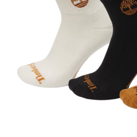 Timberland SS25 Crew Socks Unisex 3 Pack