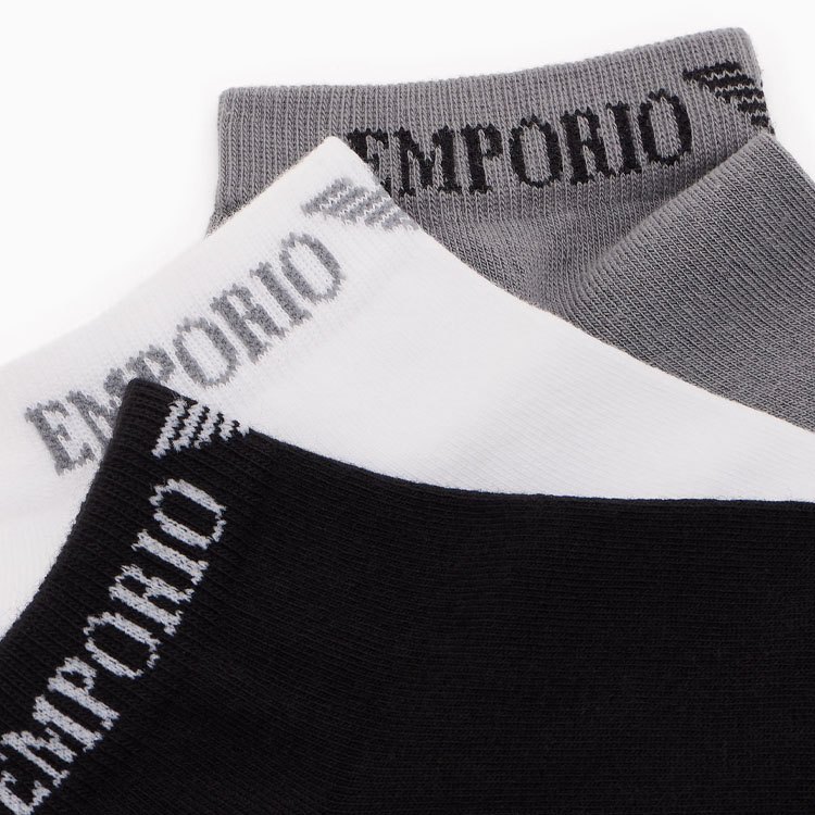 EMPORIO ARMANI Ankle Socks Men’s 3 Pack