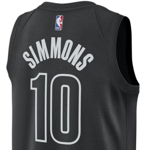 Jordan Brooklyn Nets Statement Edition Soccer Jersey Brook Nets Men’s Black