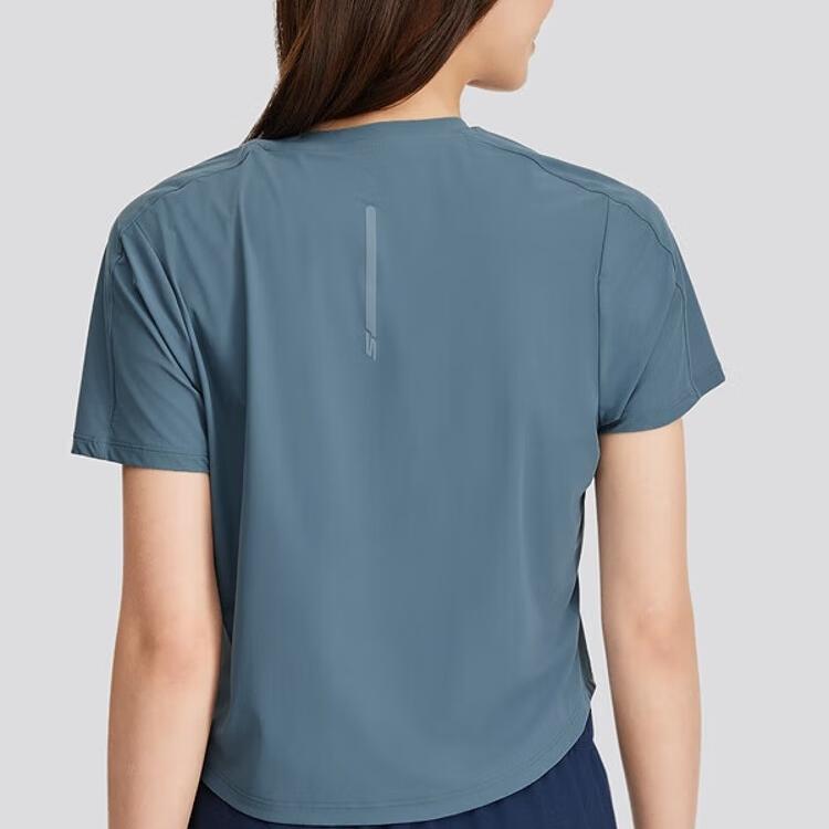 Skechers Quick Dry T Shirts Women’s Navy Blue Gray/027C