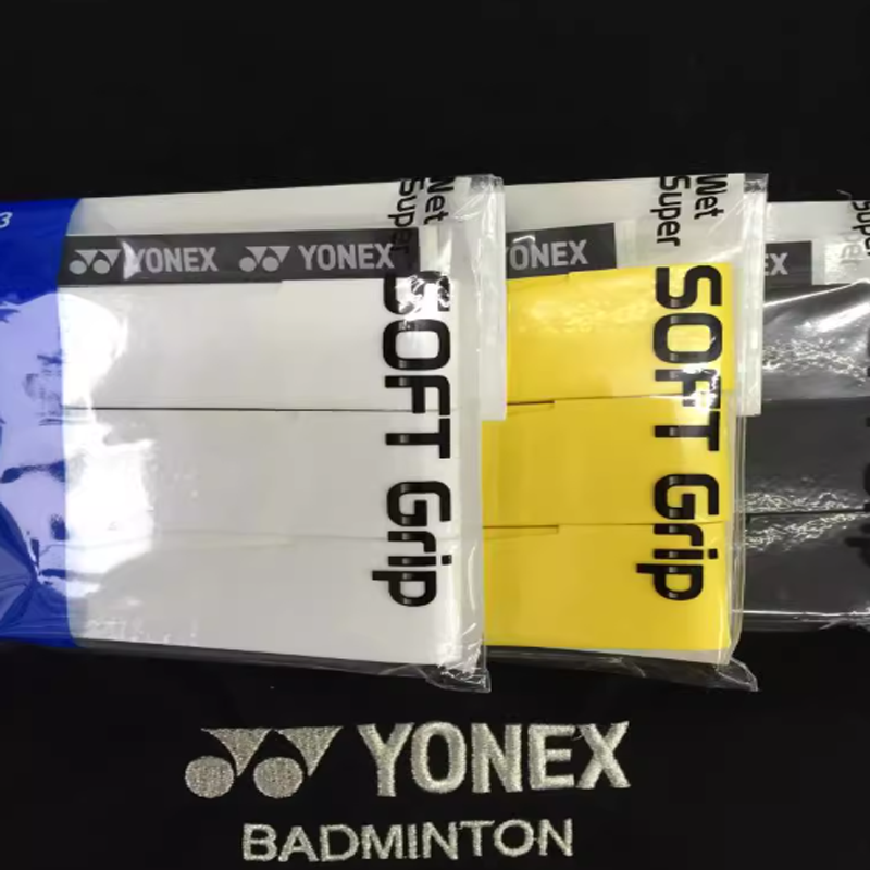 YONEX AC136 3 Badminton Grip Tapes Polyurethane Ball Court Unisex Width 25 Mm, Length 1200 Mm, Thickness 0.8 Mm