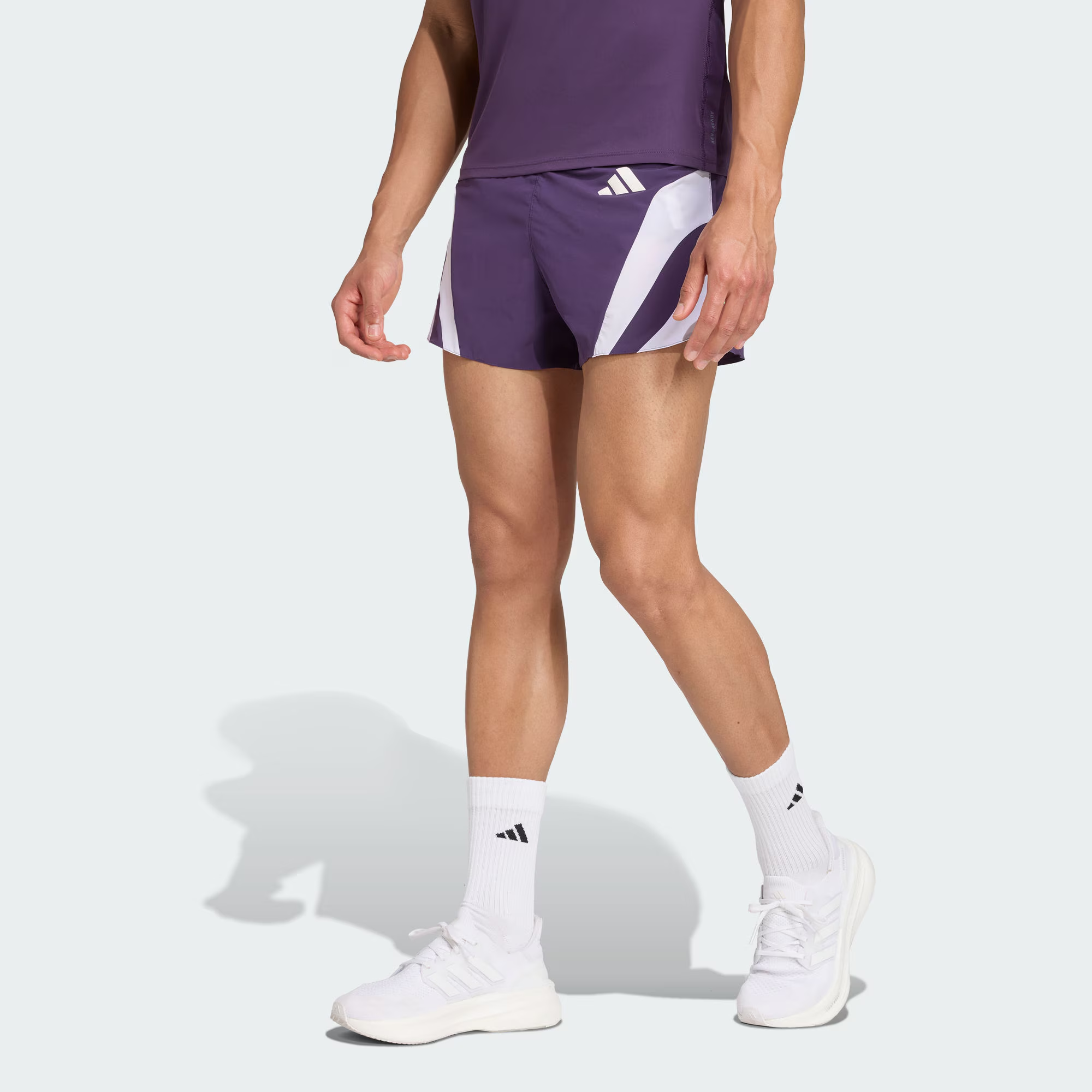 Adidas Free Shipping With AdiClub Adizero Nyc Running Gel Short