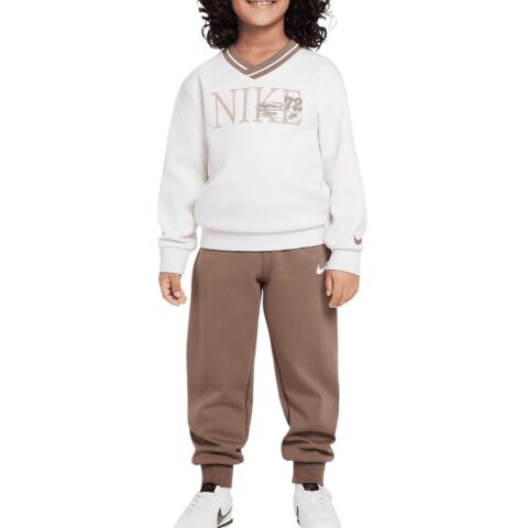 Nike Casual Sportswear Heritage FW24 Mink Brown Children Aged 3 7 Years Old