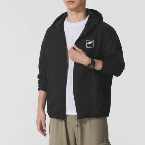 Skechers Golf Clothing Unisex Smoke Black/03K8 Hooded Moderate