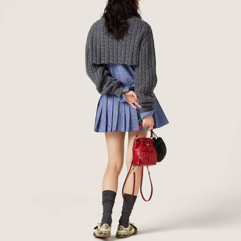 MIU MIU Sweaters Women’s Gray Blue V Neck Moderate Other