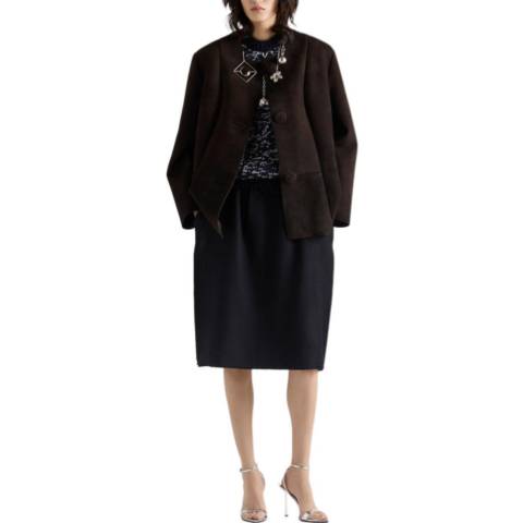 Prada Pendant-Detailed Short-Sleeved Jumper