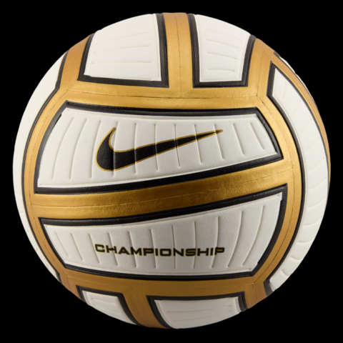 Nike PU Size 5 Ball Volleyball Unisex White Gold