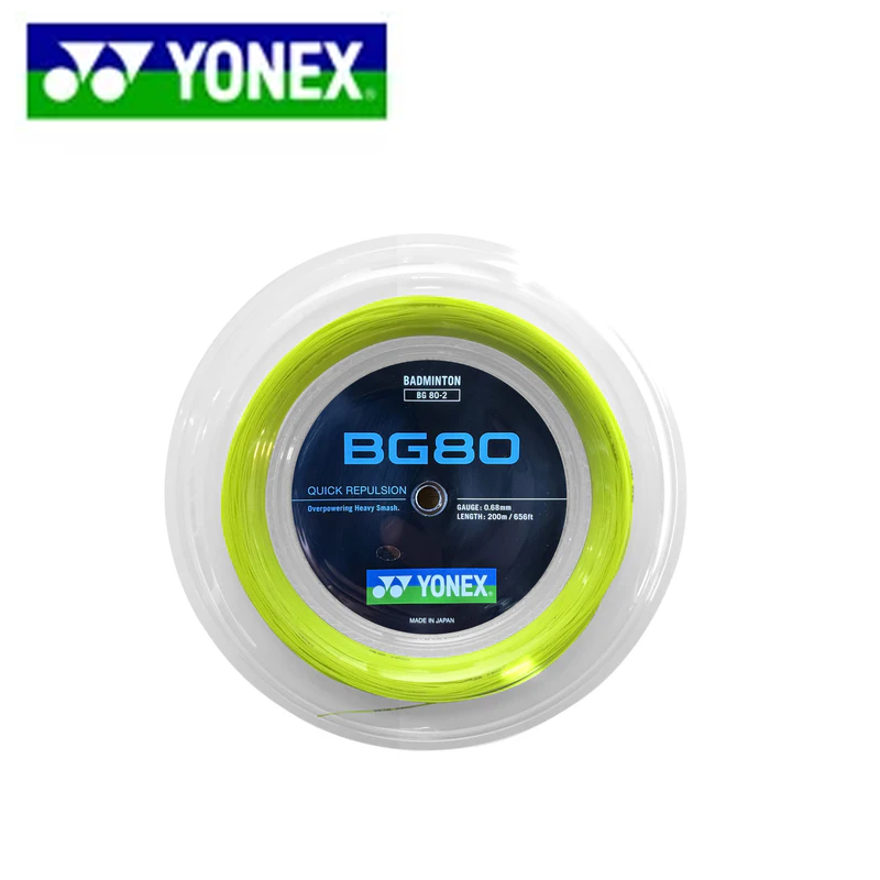 YONEX BG80 2 0041 Badminton Racket Strings Multifilament/Vectran Unisex 200m Racket String