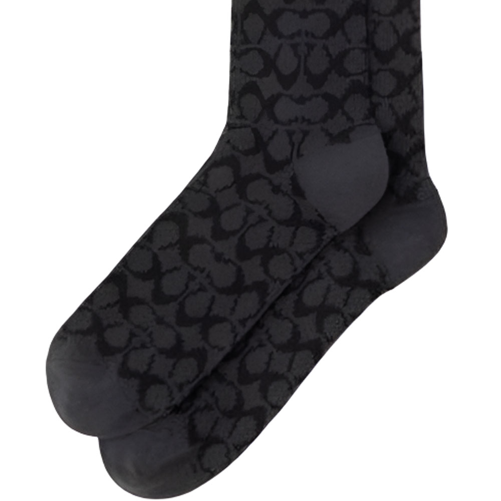 COACH Mid Calf Socks Unisex 1 Pack