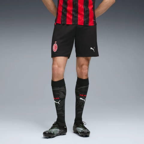 PUMA x AC MILAN , LIANMINGKUAN ACMSHORTS SS25 DryCELL Soccer Bottom Men’s Black/Red