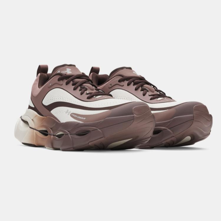 Under Armour Halo Racer Breathable Support Rebound Running Shoes Men’s Brown White