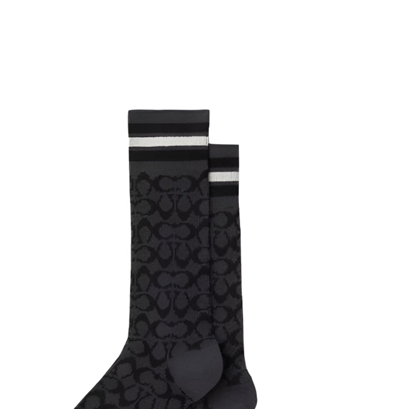 COACH Mid Calf Socks Unisex 1 Pack