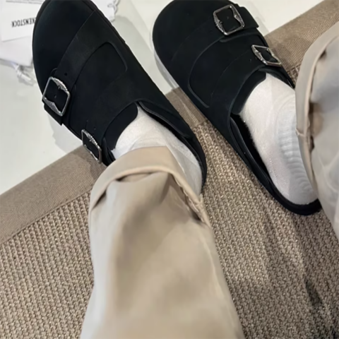 Birkenstock West Buckle-Strap Mules