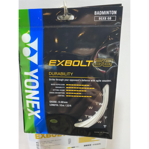 YONEX Badminton Racket Strings Nylon, Forged Fiber Court Unisex