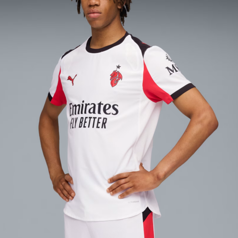 PUMA AC Beige Blue Soccer Jersey Men’s