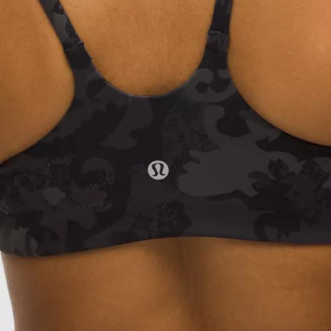Lululemon Wunder Train Sports Underwear Women’s Black Floral