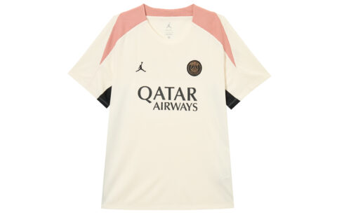 Jordan PSG Dri FIT Soccer Jersey Men’s Light Ivory/Rust Pink/Black